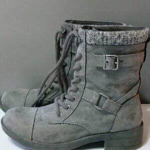 Rocket Dog Thunder Women's Gray Lace-up Boots Size 9